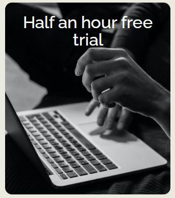 Half an hour free trial